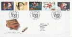 1997-10-27 Christmas Crackers Stamps Bureau FDC (70232)