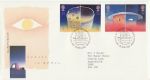 1991-04-23 Europe in Space Stamps Bureau FDC (70287)