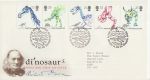 1991-08-20 Dinosaurs Stamps Bureau FDC (70290)