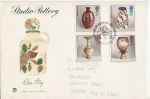 1987-10-13 Studio Pottery Stamps St Ives FDC (70369)