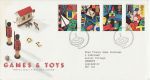 1989-05-16 Games & Toys Stamps Bureau FDC (70387)