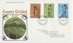1973-05-16 County Cricket Stamps Ilford FDC (70405)