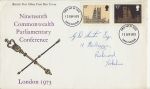 1973-09-12 Parliamentary Conference Stamps Darlington FDC (70408