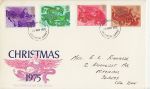 1975-11-26 Christmas Stamps Croydon FDC (70415)