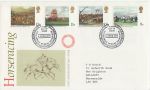 1979-06-06 Horseracing Stamps Bureau FDC (70445)