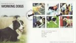 2008-02-05 Working Dogs Stamps Hound Green FDC (70499)
