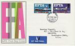 1967-02-20 EFTA Stamps Bureau FDC (70550)