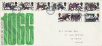 1966-10-14 Battle of Hastings Stamps Cardiff FDC (70559)