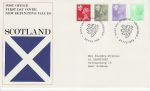 1982-02-24 Scotland Definitive Stamps Edinburgh FDC (70614)