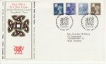 1981-04-08 Wales Definitive Stamps Cardiff FDC (70616)