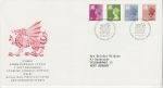 1984-10-23 Wales Definitive Stamps Cardiff FDC (70641)