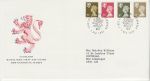 1993-12-07 Scotland Definitive Stamps Edinburgh FDC (70642)