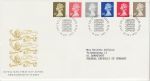 1993-10-26 Definitive Stamps Windsor FDC (70646)