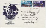 1967-02-20 EFTA Stamps Cambridge FDC (70666)