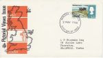 1966-05-02 Harlech Castle Stamp Harlech FDC (70669)