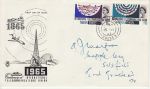 1965-11-15 ITU Centenary Stamps Sussex cds FDC (70675)