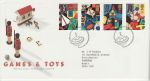 1989-05-16 Games & Toys Stamps Bureau FDC (70738)