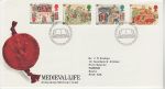 1986-06-17 Medieval Life Stamps Bureau FDC (70758)