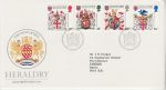 1984-01-17 Heraldry Stamps Bureau FDC (70773)