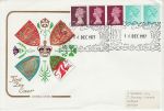 1977-12-14 Definitive Coil Stamps Windsor FDC (70789)