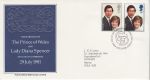 1981-07-22 Royal Wedding Stamps Bureau FDC (70824)