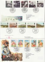1994 Bulk Buy x9 First Day Covers With Bureau Pmks (70912)