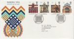 1990-03-06 Europa Buildings Stamps Glasgow FDC (70974)