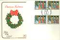 1986-11-18 Tanad Valley Christmas Gutter Stamps FDC (7054)