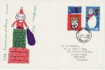 1966-12-01 Christmas Stamps PHOS Bureau FDC (70558)