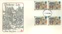 1986-06-17 Freemen Working Medieval Life Gutter Stamps FDC (7063