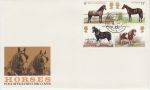 1978-07-05 Horses Stamps Commons SW1 cds FDC (71027)