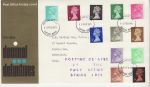 1971-02-15 Definitive Stamps Luton FDC (71049)