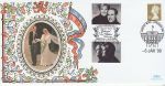 1999-06-15 Royal Wedding Stamps Windsor Silk FDC (71110)