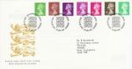 1996-06-25 Definitive Stamps Bureau FDC (71793)