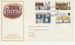 1970-02-11 Rural Architecture Stamps London FDC (71925)