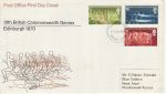 1970-07-15 Commonwealth Games Stamps Southall FDC (71933)