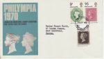 1970-09-18 Philympia Stamps Croydon FDC (71936)