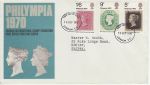 1970-09-18 Philympia Stamps London FDC (71938)