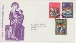 1970-11-25 Christmas Stamps Croydon FDC (71939)
