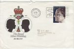 1972-11-20 Silver Wedding Stamp Liverpool Slogan FDC (71979)