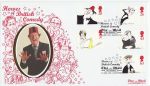 1998-04-23 Comedians Tommy Cooper Silk FDC (71105)