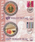 1999-12-07 Artists Tale Stamps Set of 4 Silk FDC (71113)