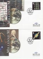 1999-08-03 Scientists Tale Stamps part set x2 FDC (71196)