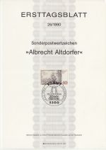 1980-11-13 Germany Albrecht Altdorfer Stamp FDC (71255)