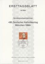 1984-06-19 Germany Catholic Day in Munich Stamp FDC (71277)