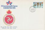 1978-06-10 IOM Commonwealth Games FDC (71344)