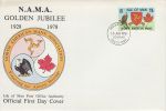 1978-06-10 IOM NAMA Golden Jubilee FDC (71345)