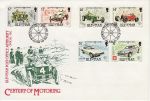 1985-05-25 IOM Century of Motoring Stamps FDC (71355)