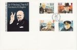 1990-09-05 Sir Winston Churchill IOM FDC (71361)