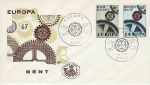 1967-04-29 Belguim Europa Stamps FDC (71437)